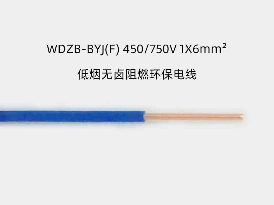 WDZB-BYJ(F) 450/750v 1x6mm2